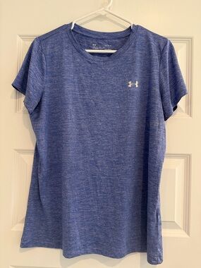 Under Armour Heathered Purple Women's Short-Sleeve Performance Tee
